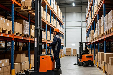 Compact Electric Pallet Stacker