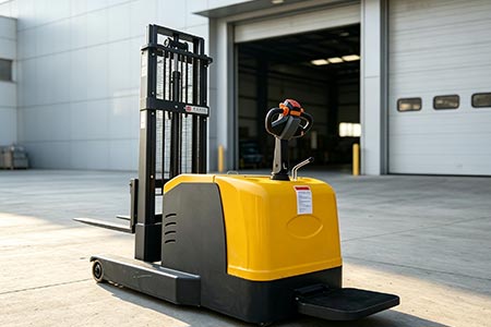 Stand-on Electric Pallet Stacker