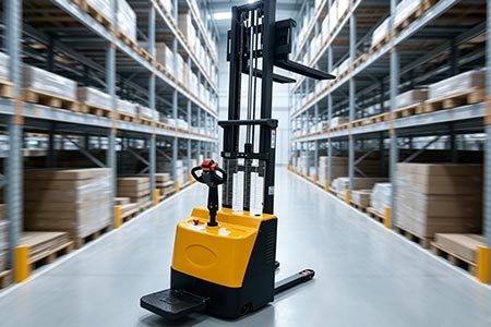 Stand-on Compact Electric Forklift