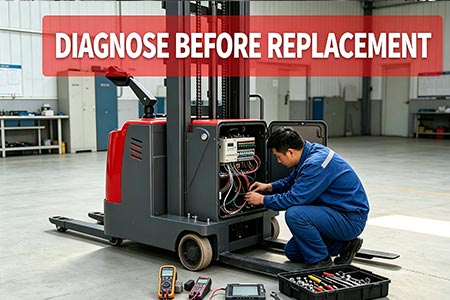 Straddle Leg Electric Stacker Controller