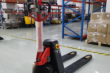 Export-ready CE Electric Pallet Truck For 1600–1800mm Narrow Aisle Operation