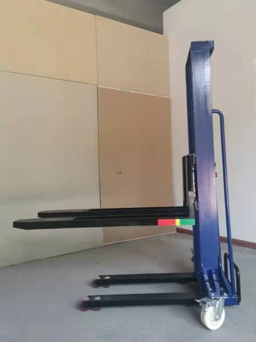 Mini Mobile Electric Aerial Work Stacker | Compact Portable Self-lifting Stacker