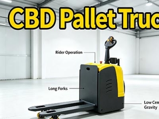 CBD Series Stand-on Pallet Jack Overall Size & Fork Dimension Parameters