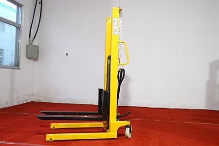 Narrow Aisle 1 Ton Manual Stacker Trucks, Factory Direct Supply By Newnewton