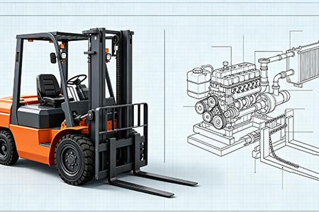 Energy Saving Methods for Diesel Forklift