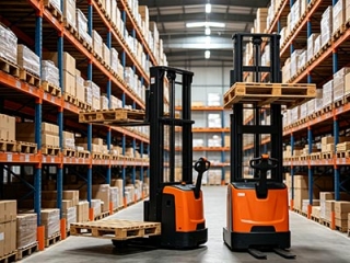 High Warehouse Turnover? Double Pallet Stacker VS Standard Stacker