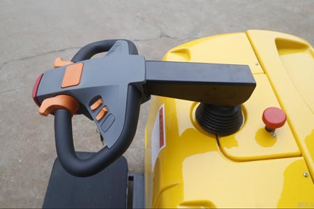 Rider electric pallet truck