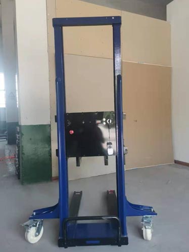 Portable electric stacker
