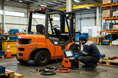 Diesel forklift maintenance