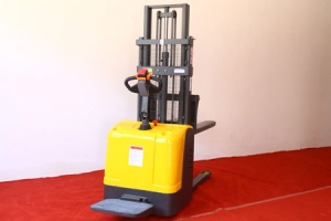 Electric Double Pallet Stacker | Wholesale Stand‑on Double Pallet Stacker