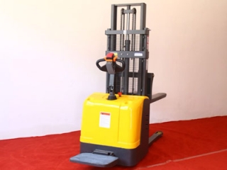 Electric Double Pallet Stacker | Wholesale Stand‑on Double Pallet Stacker