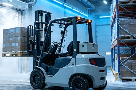 Cold storage forklift