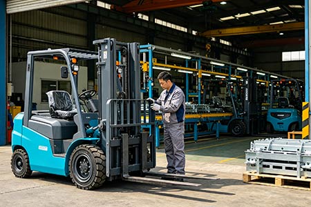 Battery-powered Forklift