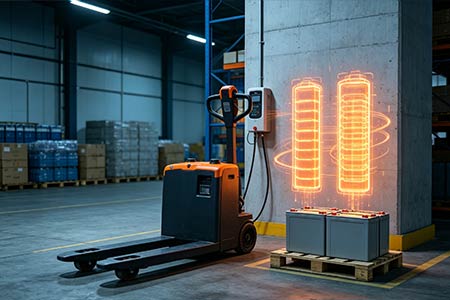 Walk-behind electric pallet truck