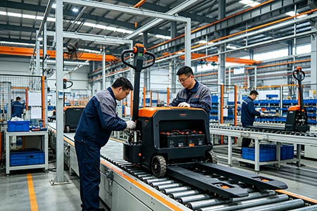 Walkie Full Electric Pallet Truck | newnewton Forklift Manufacturer