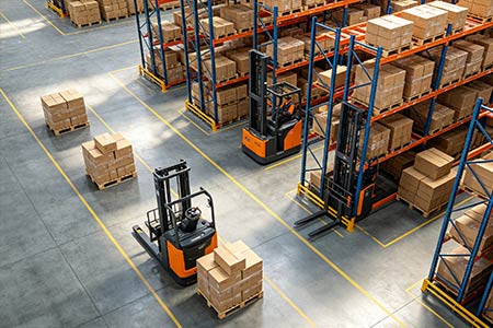 Warehousing equipment selection