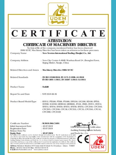 Export of electric forklifts