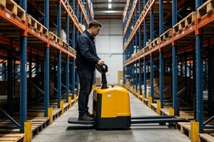 Stand‑On Electric Pallet Truck | Narrow Aisle Warehouse Buying Tips