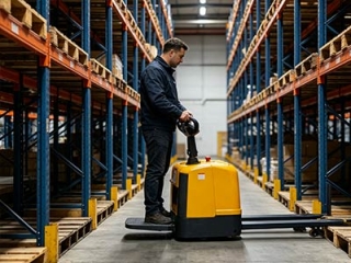 Stand‑On Electric Pallet Truck | Narrow Aisle Warehouse Buying Tips