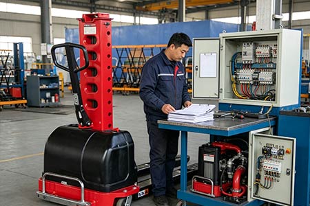 Self-lifting stacker supplier