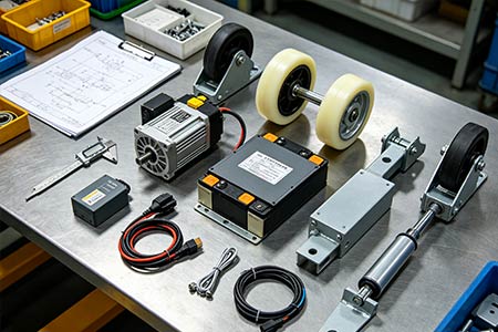 Electric double pallet truck