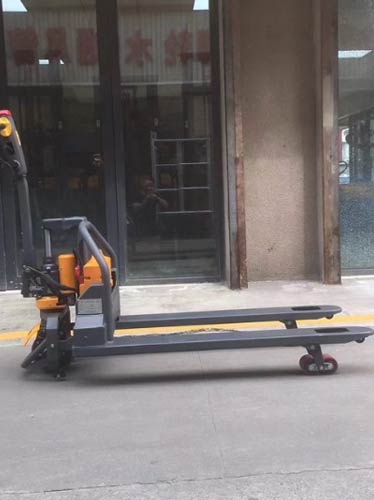 Double pallet truck features