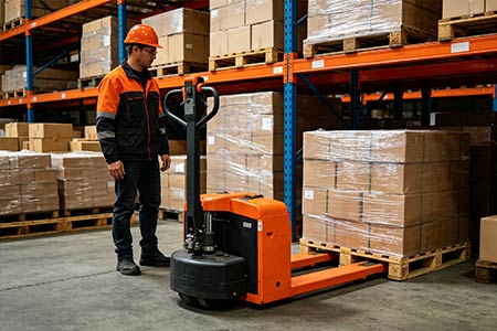 Electric double pallet jack