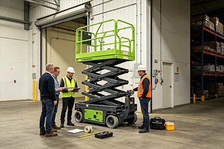 8m scissor aerial work platform