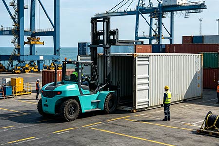 Overseas forklift FOB price