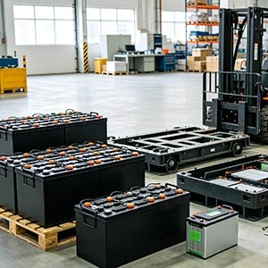 Lithium‑ion VS Lead‑Acid Battery For Electric Warehouse Forklift