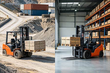 Diesel Forklift VS Electric Forklift
