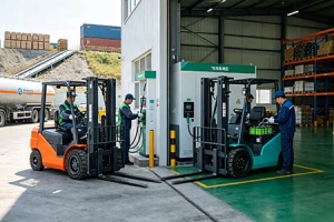 Comparison of Diesel and Electric Forklifts for Warehouse Selection