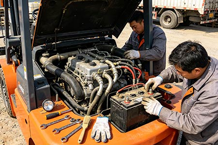 Fuel Forklift Engine