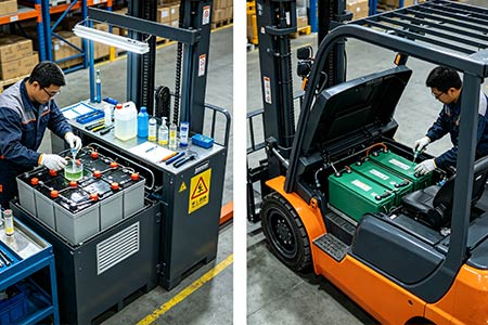 newnewton Forklift Battery Contrast