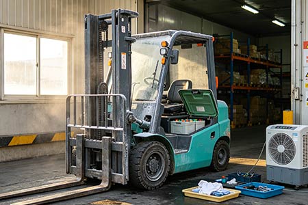 Electric Forklift For Low Temp Cold Room