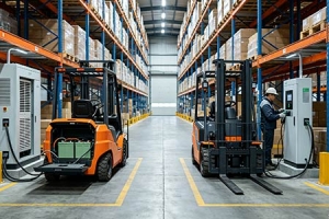 4 Comparison Points of Newnewton Lithium & Lead-acid Warehouse Forklifts