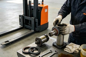 Manual Hydraulic Stacker Oil Seal Replacement Guide