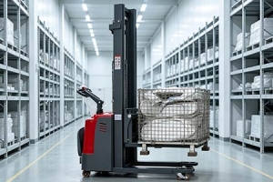 Stand-on Double Pallet Stacker Features & OEM Custom Service