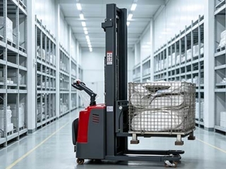 Stand-on Double Pallet Stacker Features & OEM Custom Service