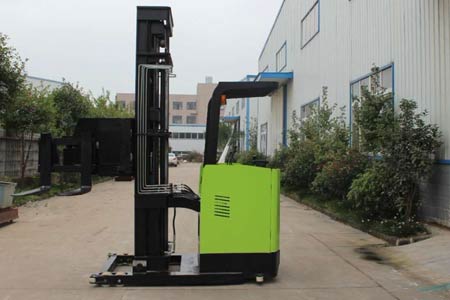 Three-way forklift safe operation