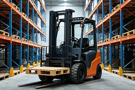 4-Way Forklift Operation