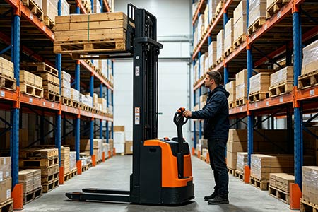 How much is semi electric stacker