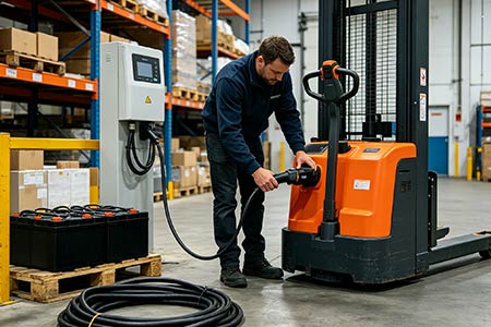 Safety Guide for Indoor Charging of Walk-behind Electric Stacker
