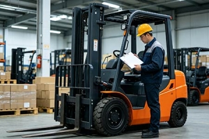 License Requirement for Warehouse Stand-on Counterbalance Stacker