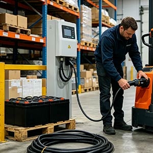 Safety Guide for Indoor Charging of Walk-behind Electric Stacker
