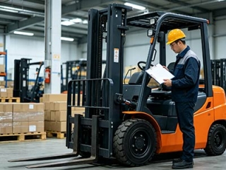 License Requirement for Warehouse Stand-on Counterbalance Stacker