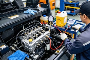 3 Steps To Troubleshoot Black Smoke Of Fuel Forklift, Reduce Equipment Loss