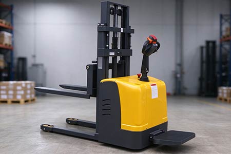 Stacker forklift license
