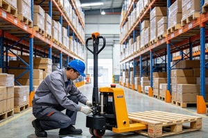 Hydraulic Hand Pallet Truck Working Principle & Cylinder Component Breakdown