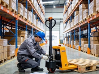 Hydraulic Hand Pallet Truck Working Principle & Cylinder Component Breakdown